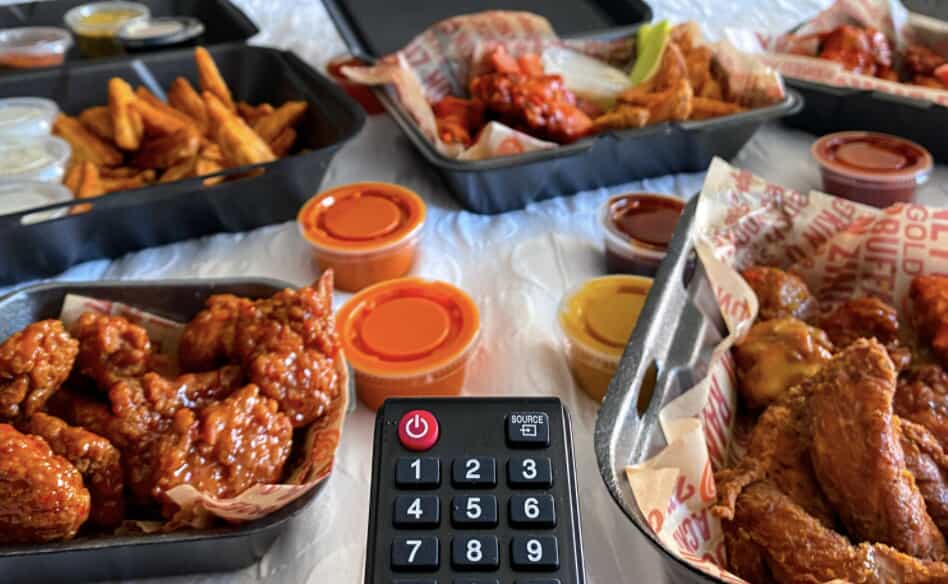tv remote wings at home
